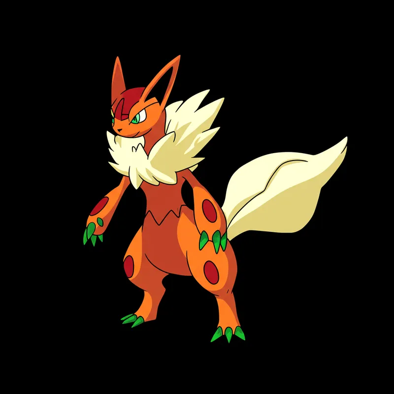 Sleek Liepard Pokémon Coloring Page colored reference