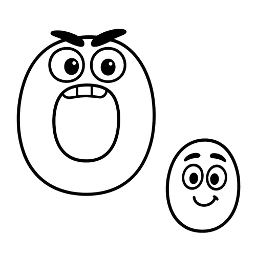 Expressive Emoji Faces Fun Coloring Page coloring page