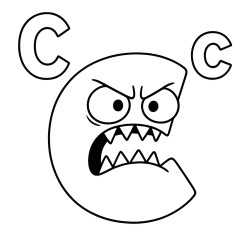 Furious Letter C Coloring Page coloring page