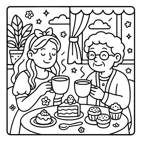 Grandma's Sweet Tea Time